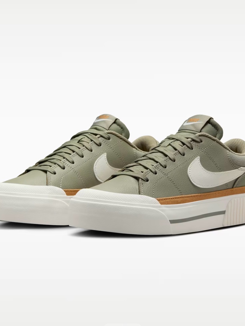 Nike Court Legacy Lift Green Women’s Size 9 (like new!)